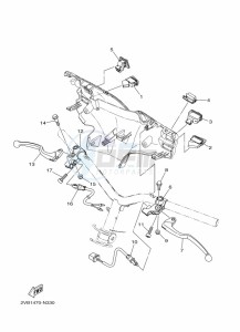 GPD150-A NMAX 150 (BV49) drawing FRONT MASTER CYLINDER