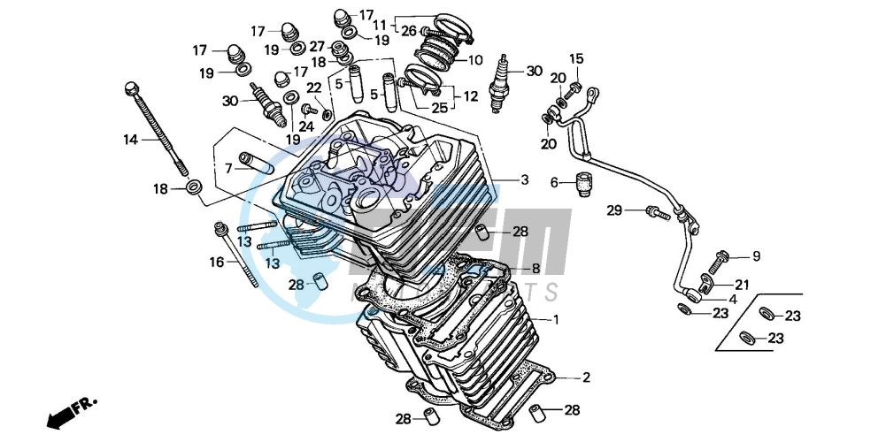 CYLINDER/CYLINDER HEAD (FRONT)