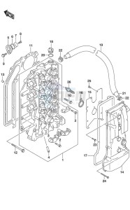 DF 140A drawing Cylinder Head