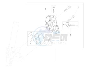 RS 125 Replica E4 ABS (EMEA) drawing Front brake caliper