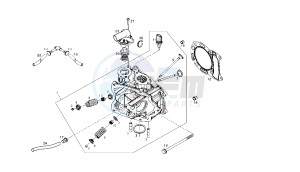 GP1 LOW SEAT - 125 CC VTHPS1B1A EU3 drawing VALVE