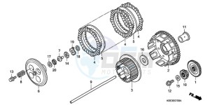 CRF150RB9 Australia - (U) drawing CLUTCH