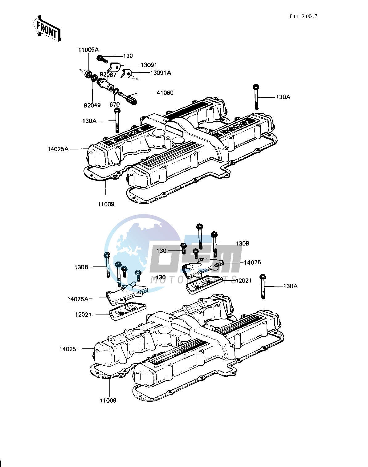 CYLINDER HEAD COVER -- KZ750-H2_H3- -