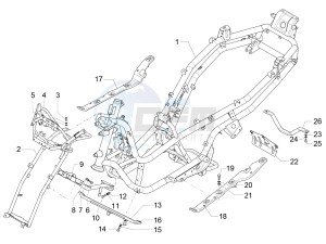 MP3 500 MAXI SPORT BUSINESS ADVANCED E4 ABS (EMEA) drawing Frame/bodywork