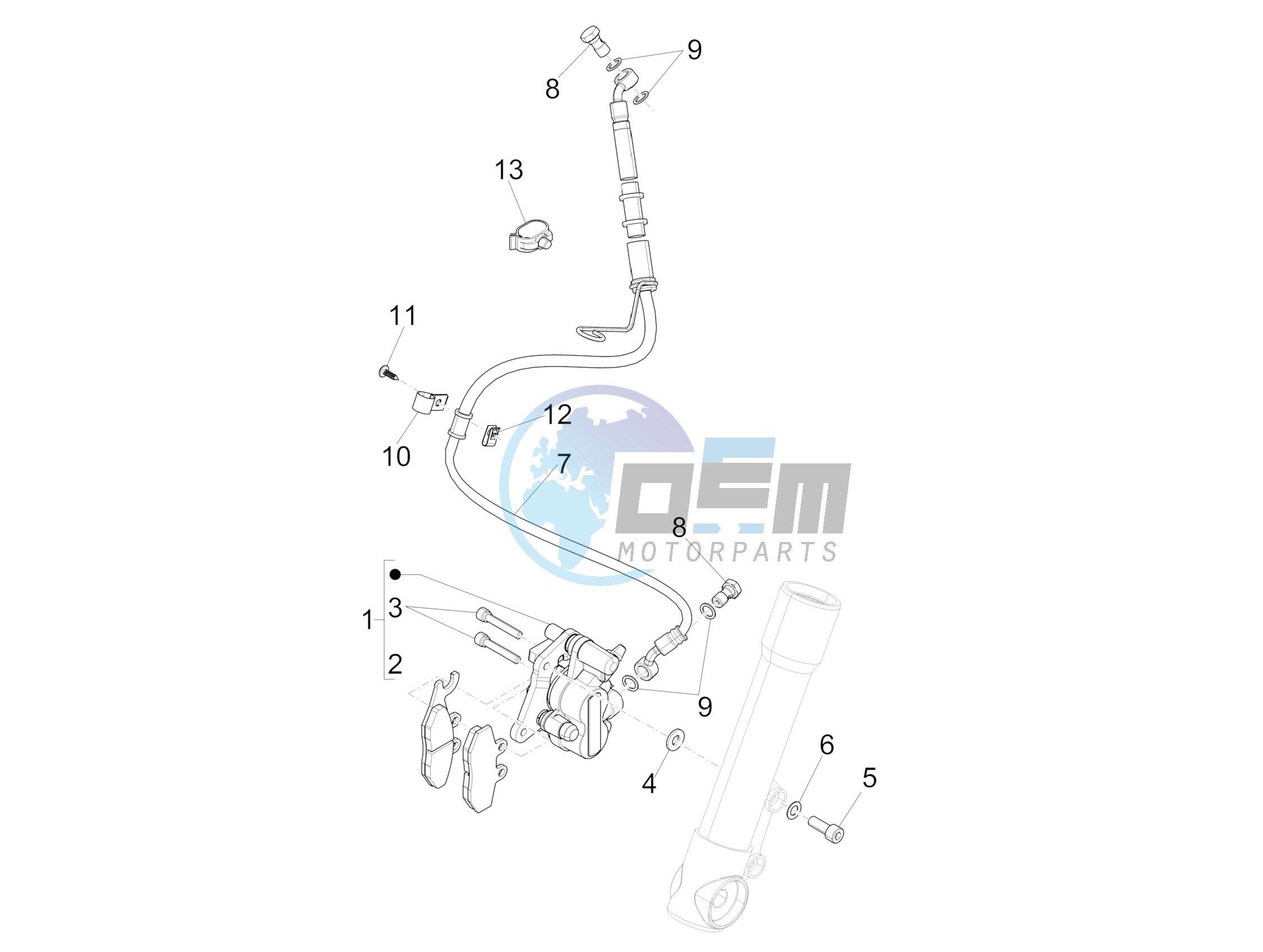 Brakes pipes - Calipers