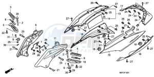 FJS400D9 SI - (SI) drawing BODY COVER (FJS400D9/FJS4 00A)