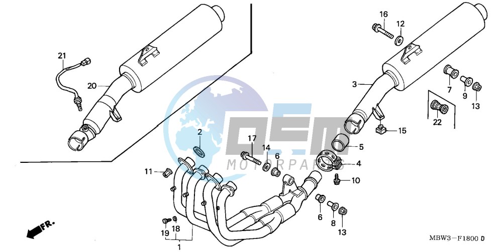 EXHAUST MUFFLER