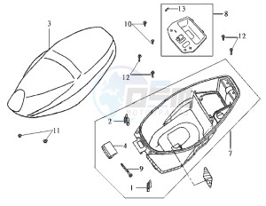 DD50 FIX E2 drawing BUDDYSEAT - HELMET BOX