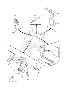 XT250 XT250F SEROW (1YBD) drawing ELECTRICAL 2