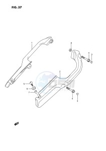 GSX1100 (E2) drawing PILLION RIDER HANDLE