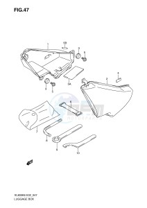 VL800 (E2) VOLUSIA drawing LUGGAGE BOX