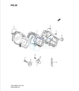 GSX1250 FA drawing SPEEDOMETER