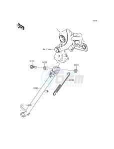 VERSYS 650 ABS KLE650FGF XX (EU ME A(FRICA) drawing Stand(s)