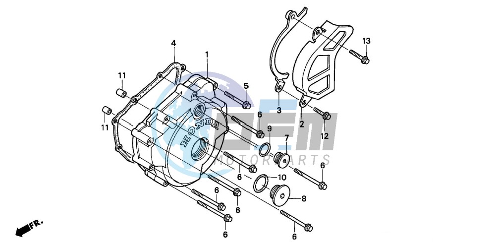 LEFT CRANKCASE COVER