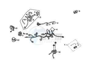 SYMPHONY ST 125I/ABS (XB12WW-EU) (E4) (L8-M0) drawing WIRING HARNESS