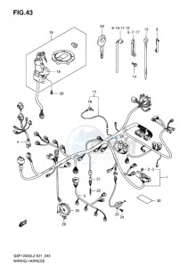 GSF-1250S BANDIT EU drawing WIRING HARNESS