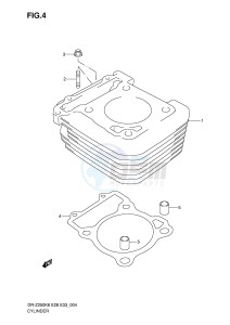 DR-Z250 (E28-E33) drawing CYLINDER