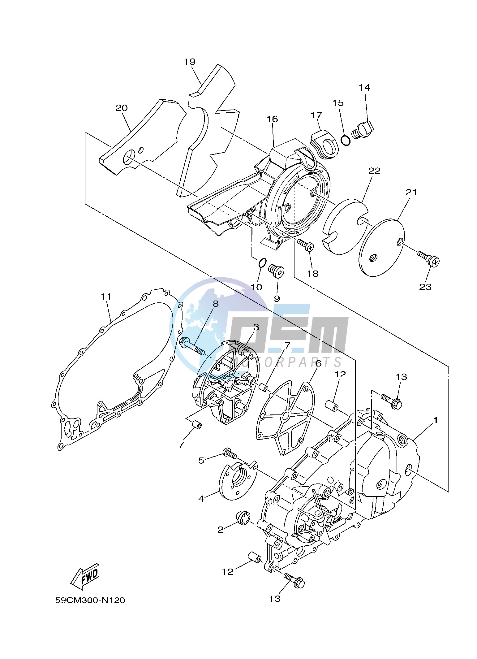 CRANKCASE COVER 1