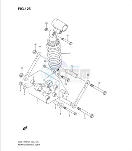 GSX1300R drawing REAR CUSHION LEVER (GSX1300RUFL1 E19)