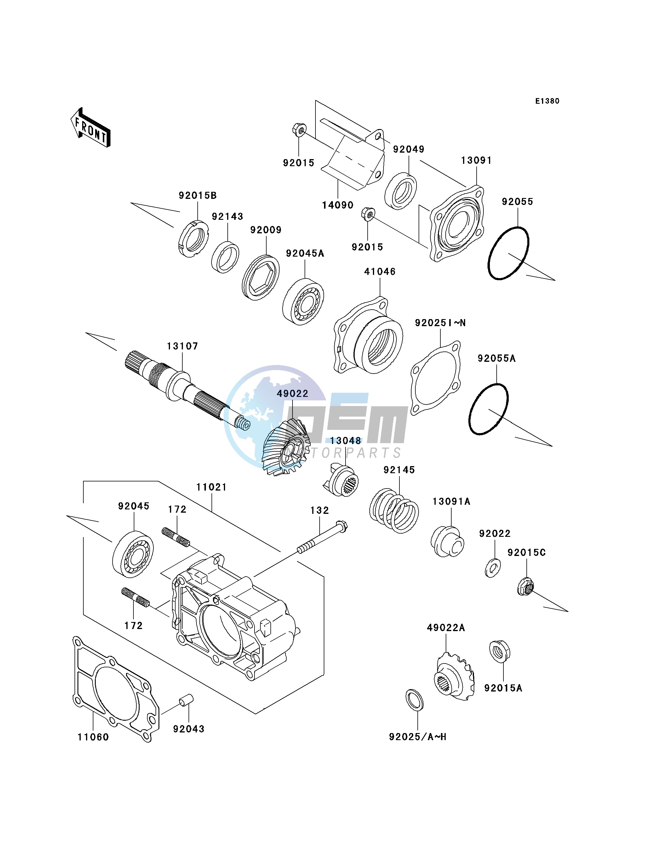 BEVEL GEAR CASE