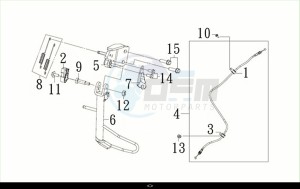 MAXSYM TL 508 (TL50W2-EU) (M2) drawing SIDE STAND / MAXSYM TL 508 (TL50W2-EU) (M2)