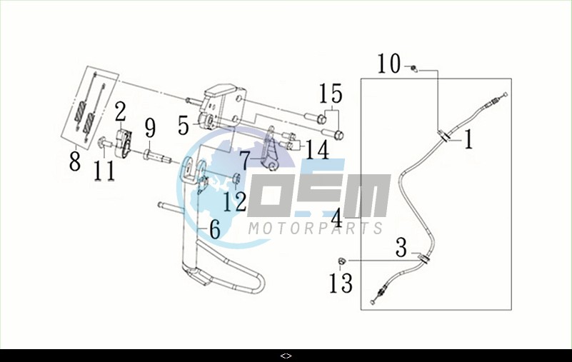 SIDE STAND / MAXSYM TL 508 (TL50W2-EU) (M2)