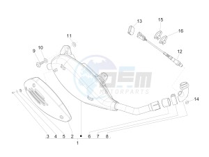 GTS 250 ABS drawing Silencer