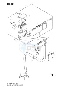 DL 1000 V-STROM EU-UK drawing CLUTCH MASTER CYLINDER