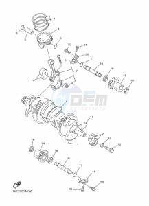 FJR1300-AE (BNP5) drawing CRANKSHAFT & PISTON