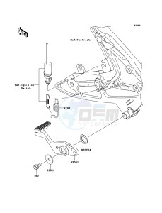 ER-6f EX650A6F GB XX (EU ME A(FRICA) drawing Brake Pedal