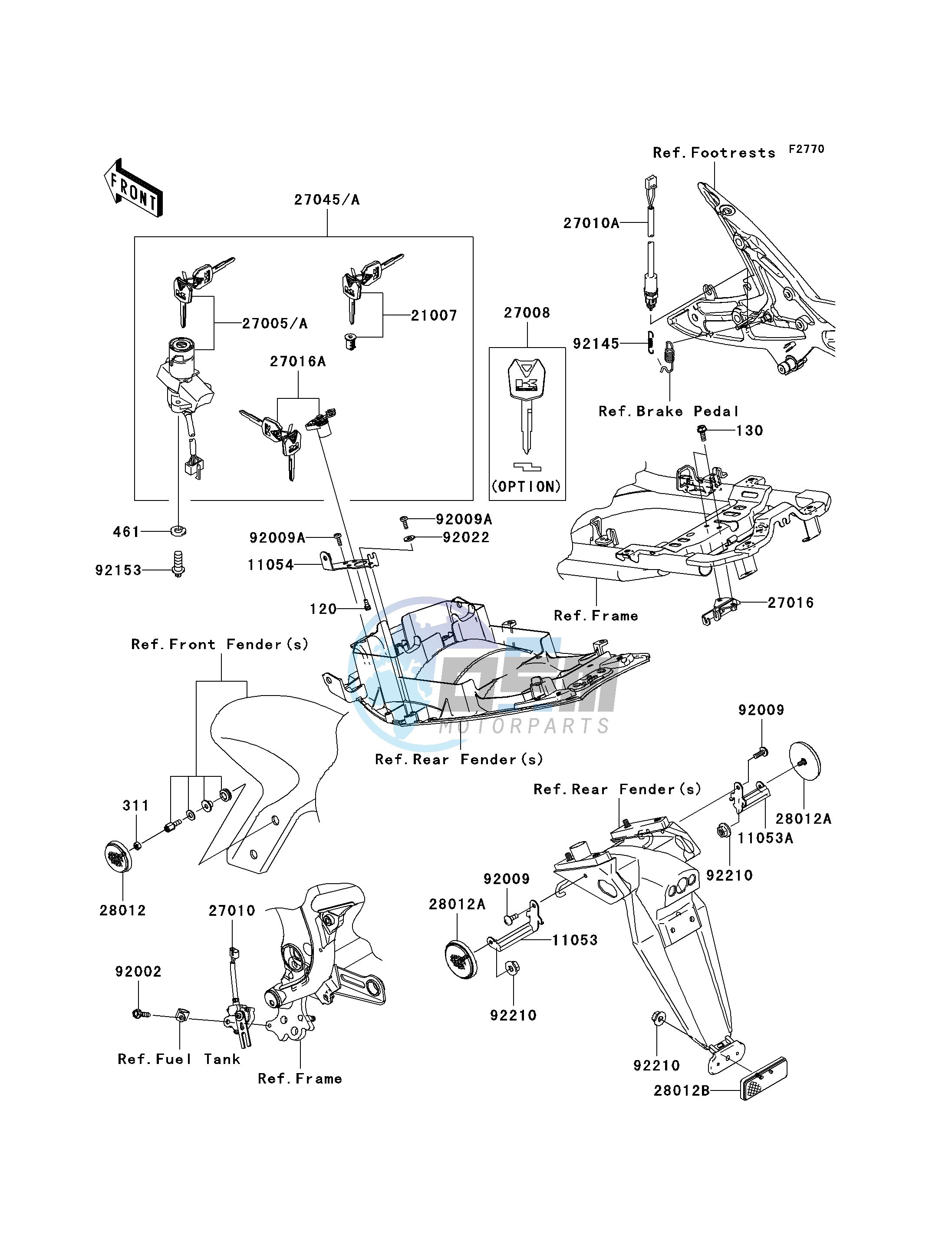 IGNITION SWITCH_LOCKS_REFLECTORS