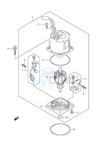 DF 250AP drawing PTT Motor