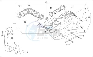 Scarabeo 300 Light e3 drawing Air box