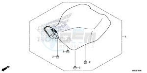 TRX500FA5G TRX500FA Europe Direct - (ED) drawing SEAT