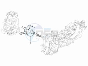 BV 350 4T 4V ie E3 ABS (USA) Usa drawing Crankshaft