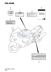 GSX-1300R ABS HAYABUSA EU drawing LABEL