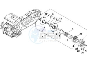 Nexus 500 e3 (UK) UK drawing Driven pulley