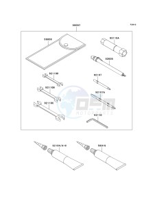 VN 1600 A [VULCAN 1600 CLASSIC] (A6F-A8FA) A6F drawing OWNERS TOOLS