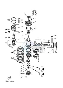 150AETL drawing CRANKSHAFT--PISTON