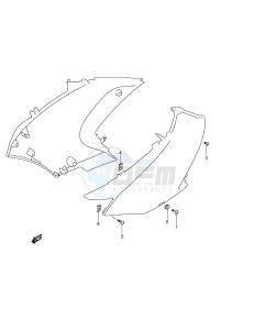 DL650 (E2) V-Strom drawing SIDE COWLING INSTALLATION PARTS