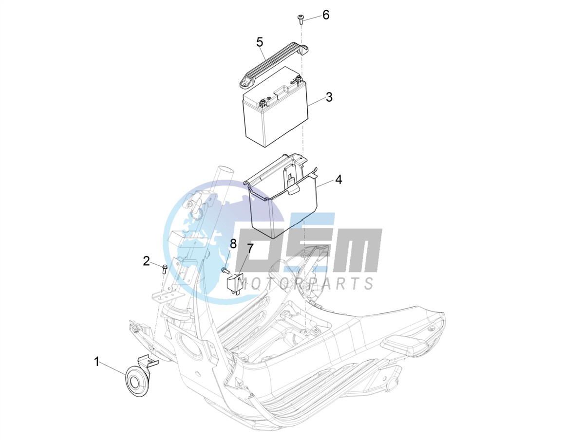 Remote control switches - Battery - Horn