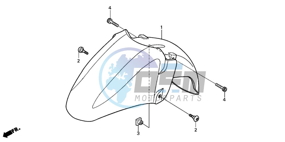 FRONT FENDER (FJS6001/2/D3/D4/D5)