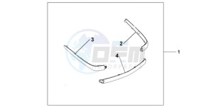 GL18009 Europe Direct - (ED) drawing CHROME TRUNK MOUL