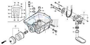 XL1000V drawing OIL PUMP