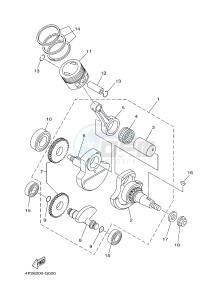 YBR125E (4P2G 4P2H 4P2J) drawing CRANKSHAFT & PISTON