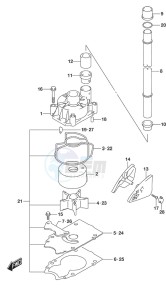 DF 250AP drawing Water Pump