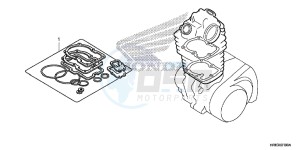 TRX500FA5H TRX500FA ED drawing GASKET KIT A