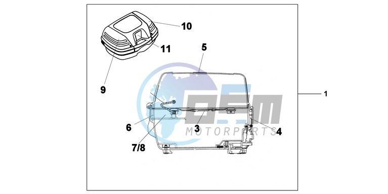 TOP BOX 45L (ON/ OFF)