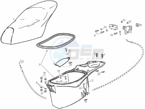 ATLANTIS BULLET - 50 cc VTHAL1AE2 Euro 2 2T AC ESP drawing Seat (Positions)