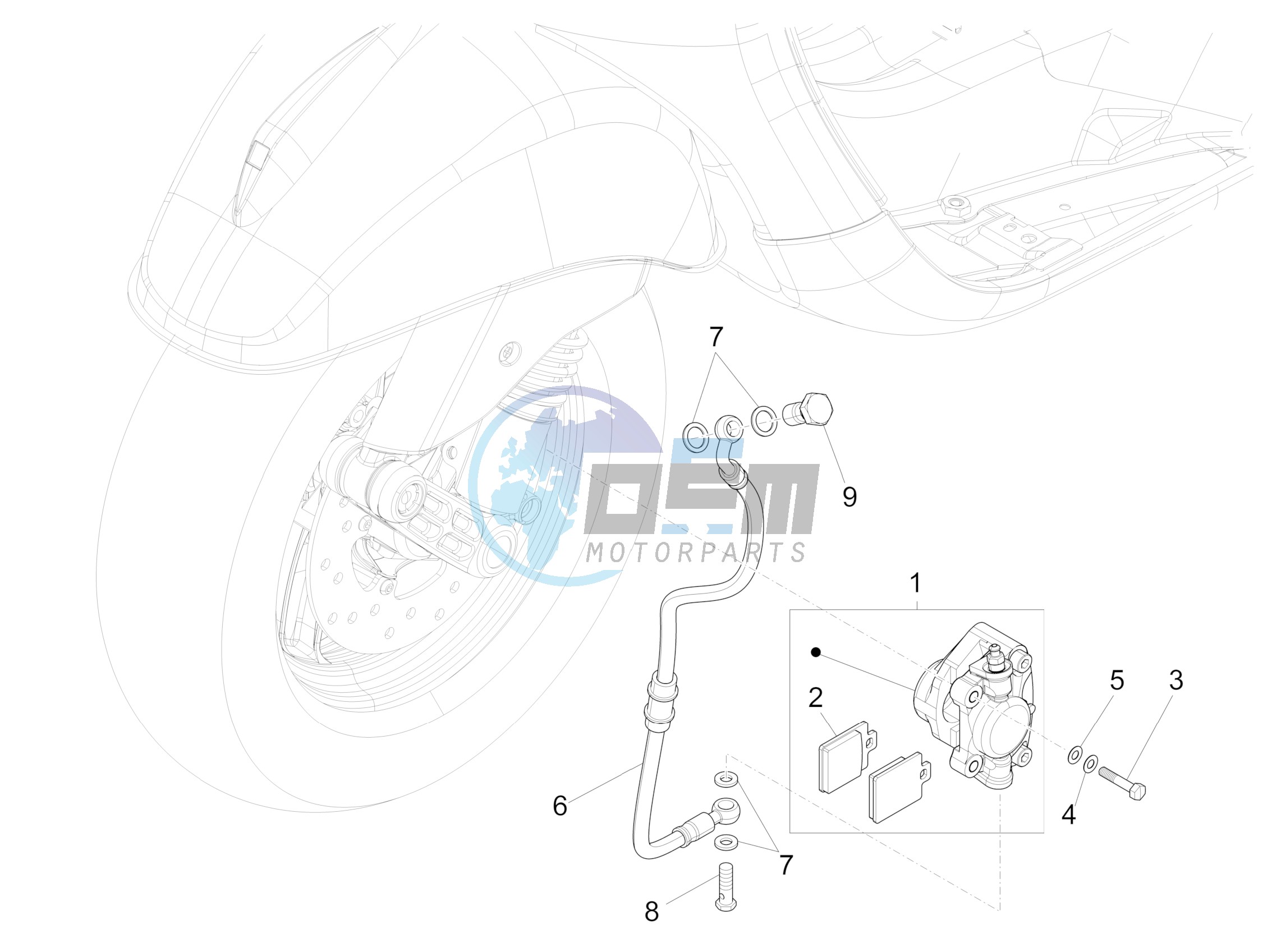 Brakes pipes - Calipers